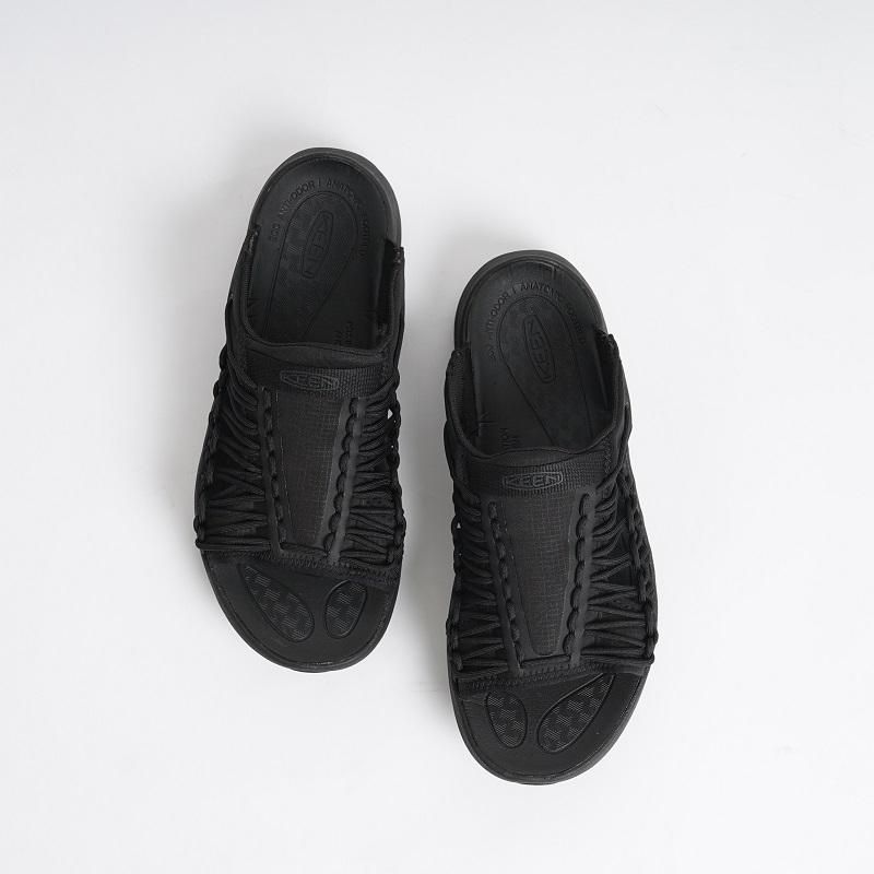 KEEN  UNEEK SNK SLIDE / BLACKBLACK