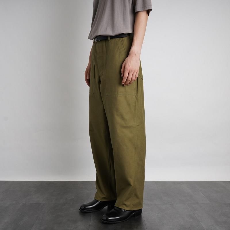 MAATEE&SONS 23SS SET UP TROUSERS L.BRWN-