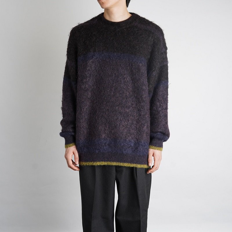 YOKE ヨーク 22AW STILL BORDER CREWNECK ニット - www.onkajans.com