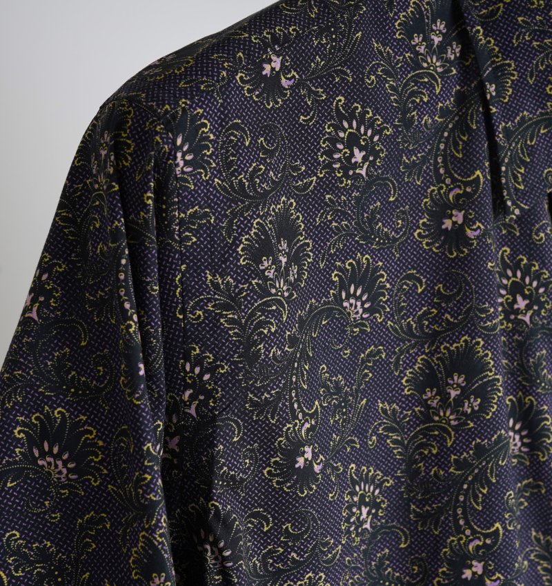 HEUGN 22AW Print James Purple 2 | auriol-sa.com