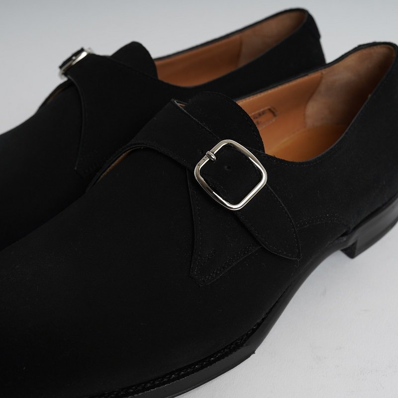 F.LLI Giacometti フラテッリジャコメッティ】 FG498-SINGLE MONK STRAP SHOES / BLACK -  Avelia ONLINE STORE