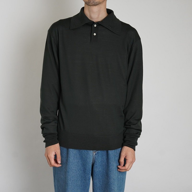 22AW】 【MAATEE＆SONS マーティーアンドサンズ】 POLO TURTLE SWEATER 