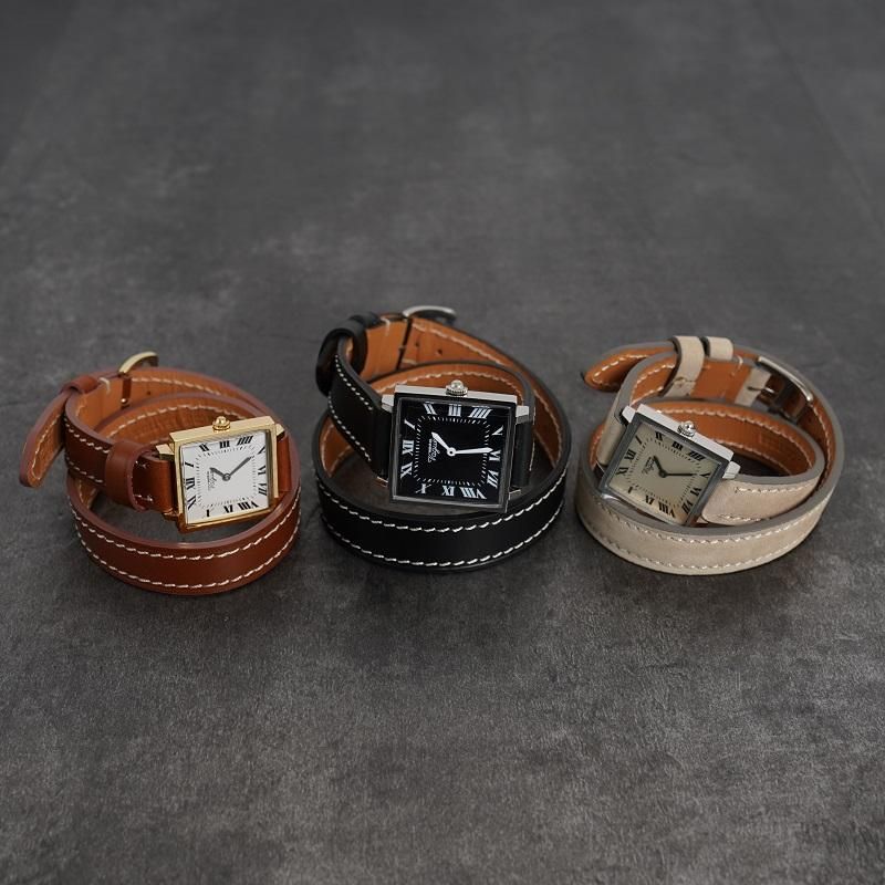 【VAGUE WATCH Co. 】Carré Double Loop / 3COLOR