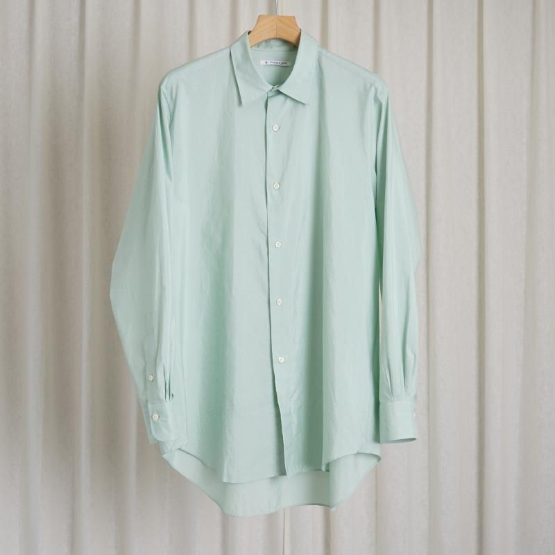 【MAATEE＆SONS マーティーアンドサンズ】 REGULAR COLLAR SHIRTS ELIZABETH / GREEN - Avelia  ONLINE STORE