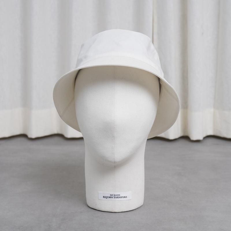 23SSۡKIJIMA TAKAYUKI ޥ業 VENTILE BUKET HAT
 / WHITE