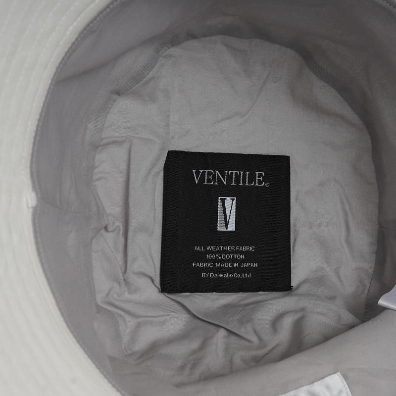 KIJIMA TAKAYUKI ޥ業 VENTILE BUKET HAT
 / WHITE