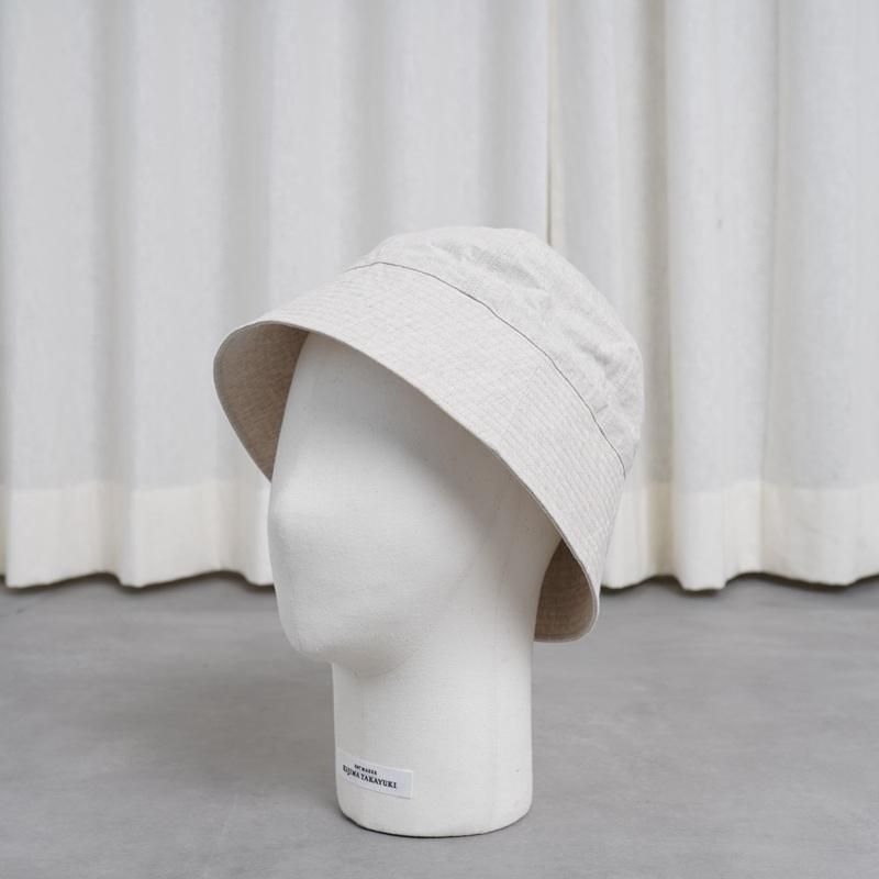 KIJIMA TAKAYUKI ޥ業 PAPER LINEN SAILOR HAT / IVORY