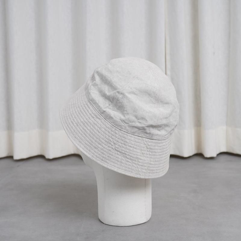 KIJIMA TAKAYUKI ޥ業 PAPER LINEN SAILOR HAT / IVORY