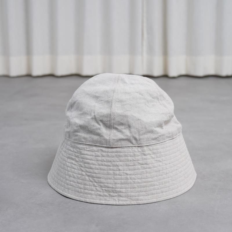 KIJIMA TAKAYUKI ޥ業 PAPER LINEN SAILOR HAT / IVORY