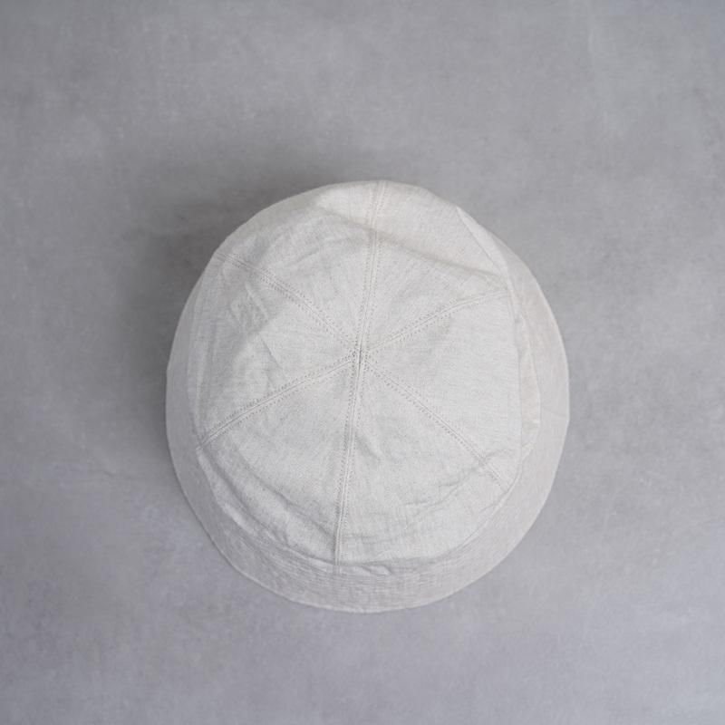 KIJIMA TAKAYUKI ޥ業 PAPER LINEN SAILOR HAT / IVORY