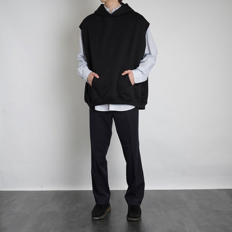 【MARKAWARE マーカウェア】 NO-SLEEVE HUGE PARKA / BLACK Avelia ONLINE STORE