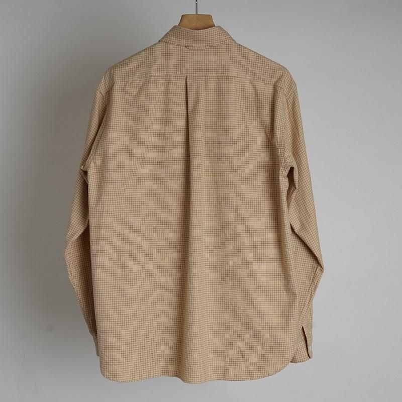 YAECA ヤエカ】 BUTTON SHIRT BD / YELLOW CHECK - Avelia