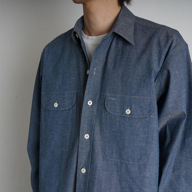 【MAATEE＆SONS マーティーアンドサンズ】 WORK SHIRTS / ID GRAY - Avelia ONLINE STORE