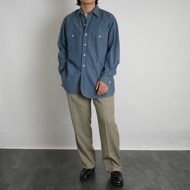 【MAATEE＆SONS マーティーアンドサンズ】 WORK SHIRTS / ID GRAY - Avelia ONLINE STORE