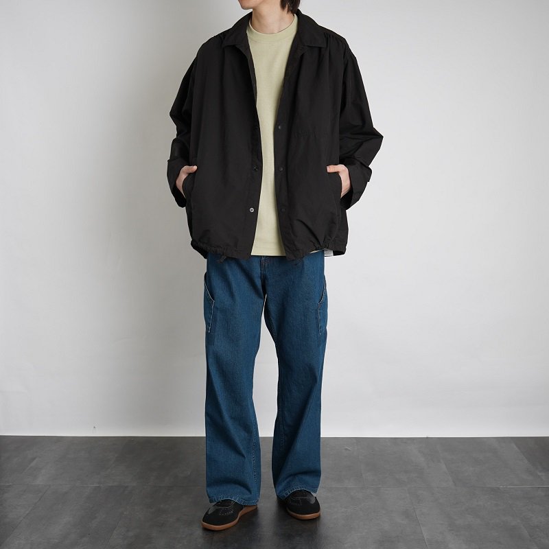 【Porter Classic ポータークラシック】 WEATHER GATHERED JACKET / BLACK - Avelia ONLINE  STORE