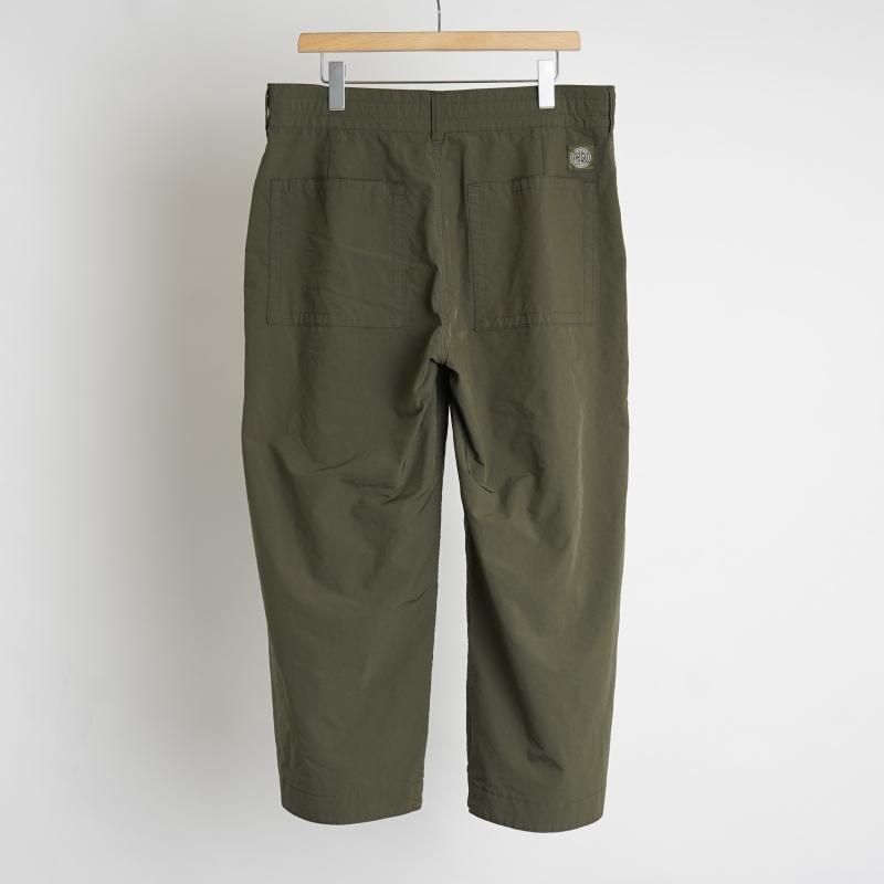 Porter Classic ポータークラシック】 WEATHER WIDE PANTS / OLIVE