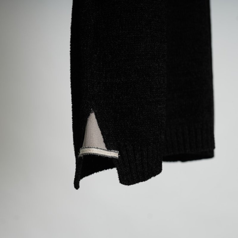 70%オフでお得に買 ANSNAM Riverrun MOLE YARN CARDIGAN BLACK | www