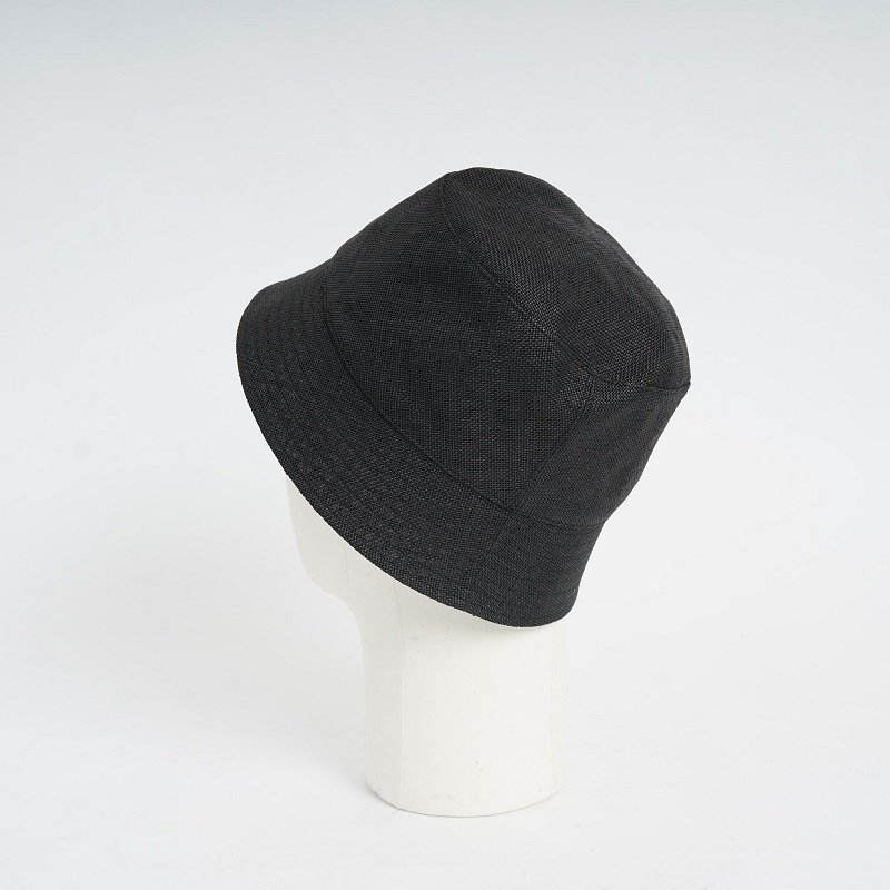 KIJIMA TAKAYUKI ޥ業 PAPER CLOTH BUCKET HAT
 / BLACK