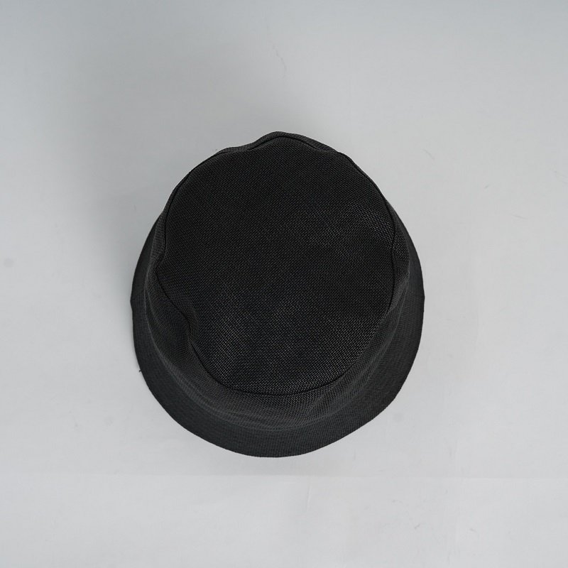 KIJIMA TAKAYUKI ޥ業 PAPER CLOTH BUCKET HAT
 / BLACK