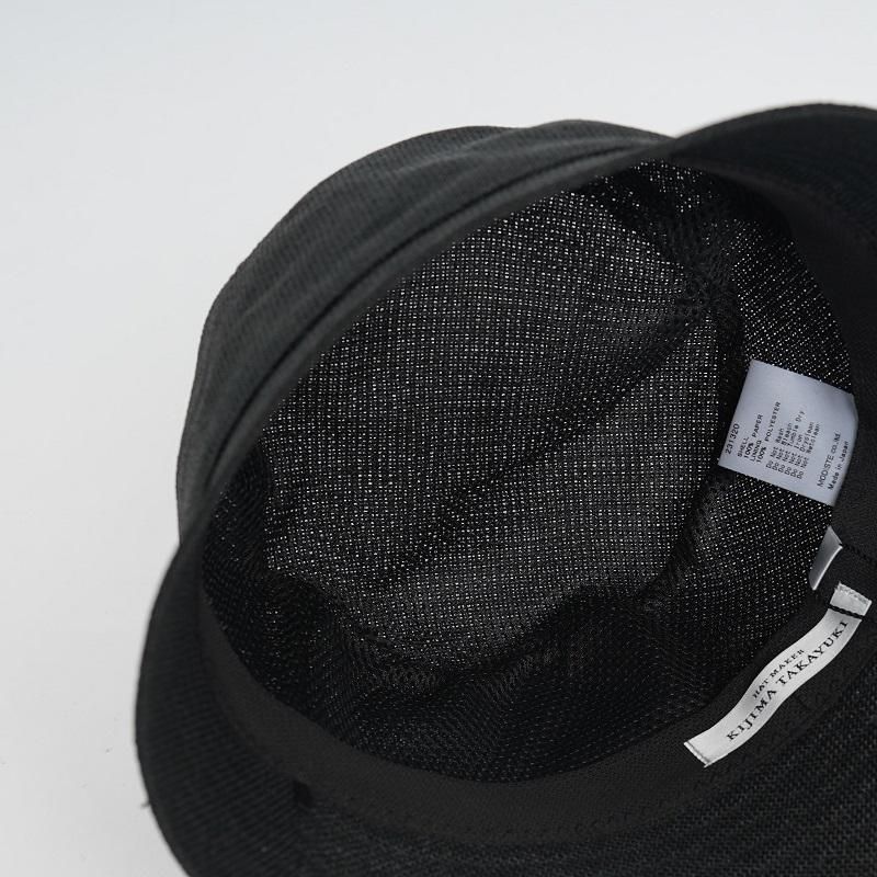 KIJIMA TAKAYUKI ޥ業 PAPER CLOTH BUCKET HAT
 / BLACK