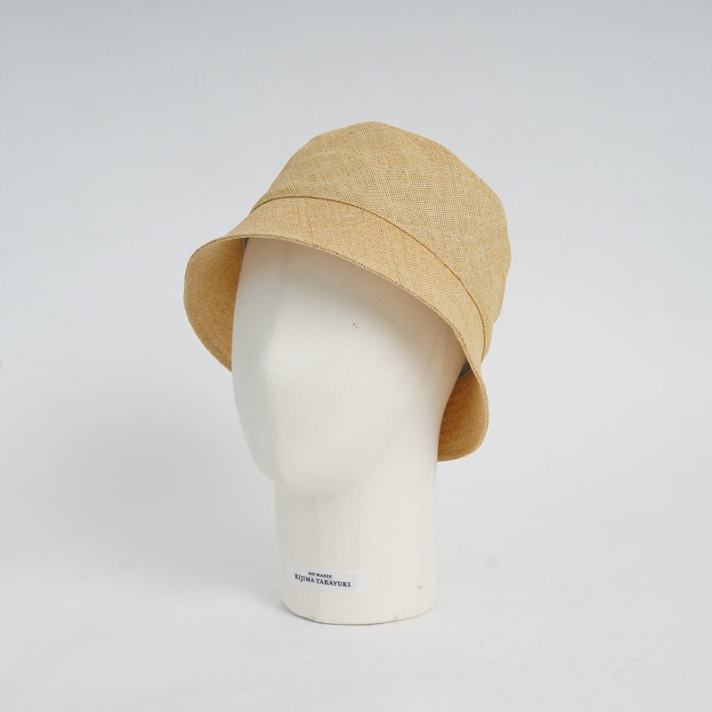 KIJIMA TAKAYUKI ޥ業 PAPER CLOTH BUCKET HAT
 / BEIGE