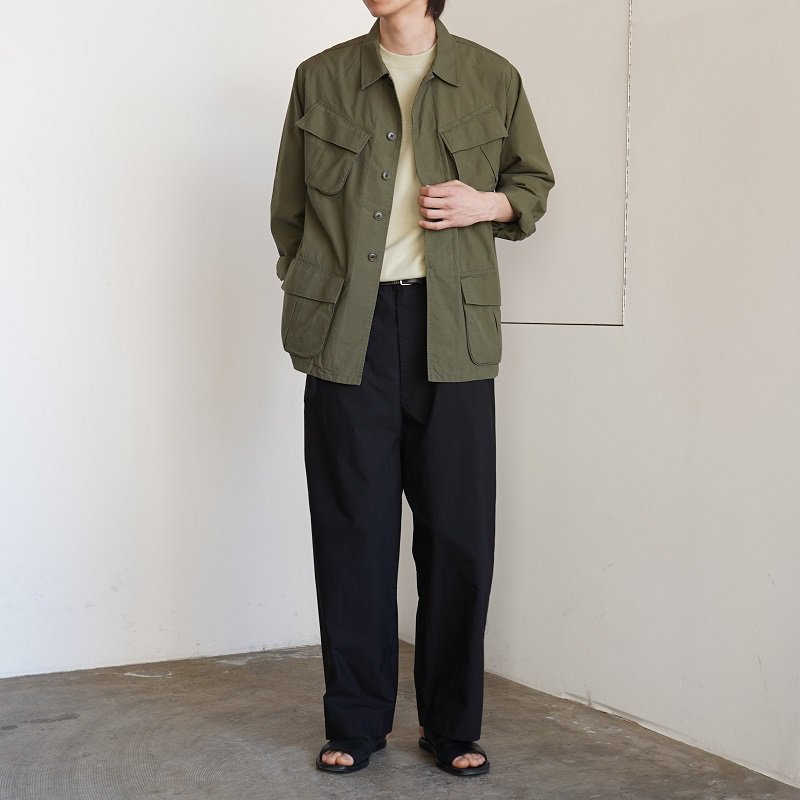 【Porter Classic ポータークラシック】 POPLIN GENE KELLY PANTS / BLACK - Avelia Online  Store