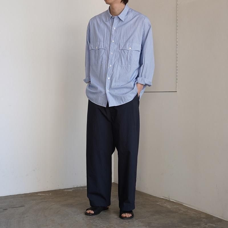 【Porter Classic ポータークラシック】 POPLIN GENE KELLY PANTS / NAVY - Avelia Online  Store