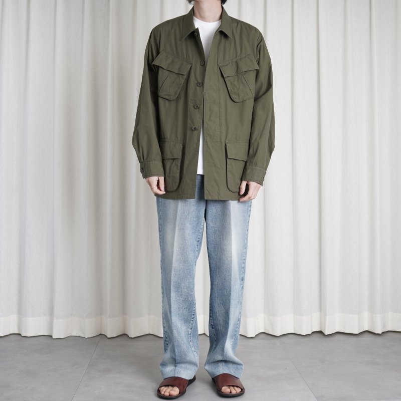 YAECA ヤエカ】 LIKE WEAR FATIGUE JACKET / OLIVE - Avelia ONLINE STORE