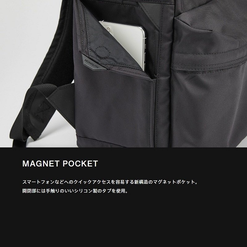 【MONOLITH モノリス】 BACKPACK STANDARD M / BLACK- Avelia ONLINE STORE