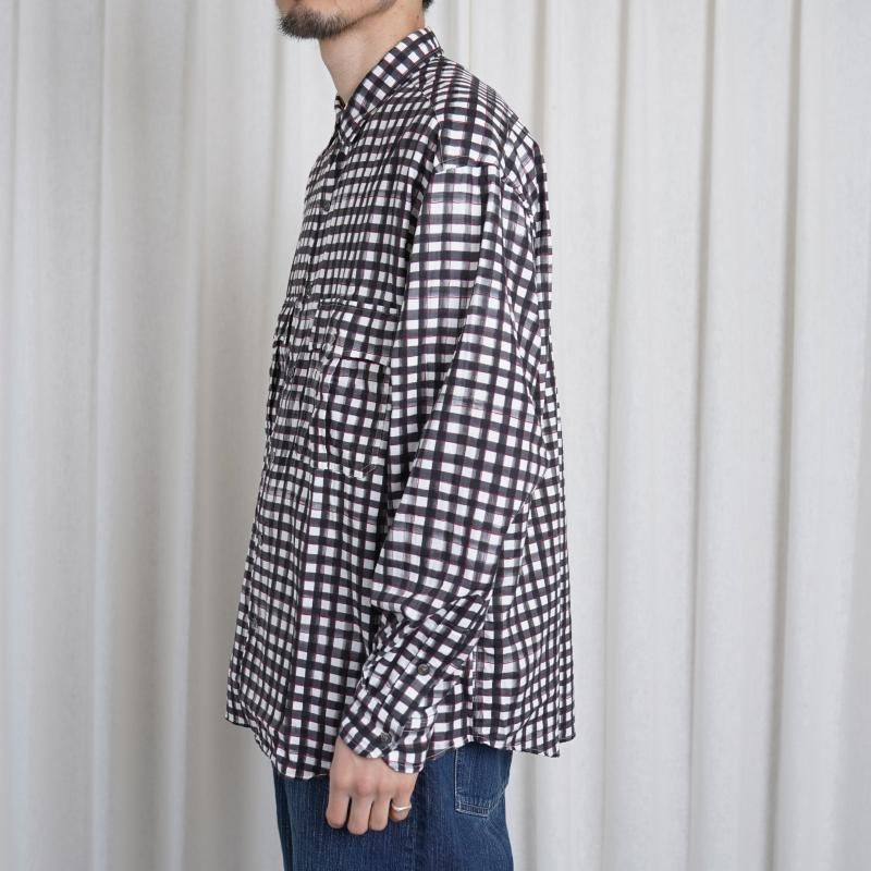  Porter Classic ݡ饷å ROLL UP  GINGHAM SHIRT  / BLACK