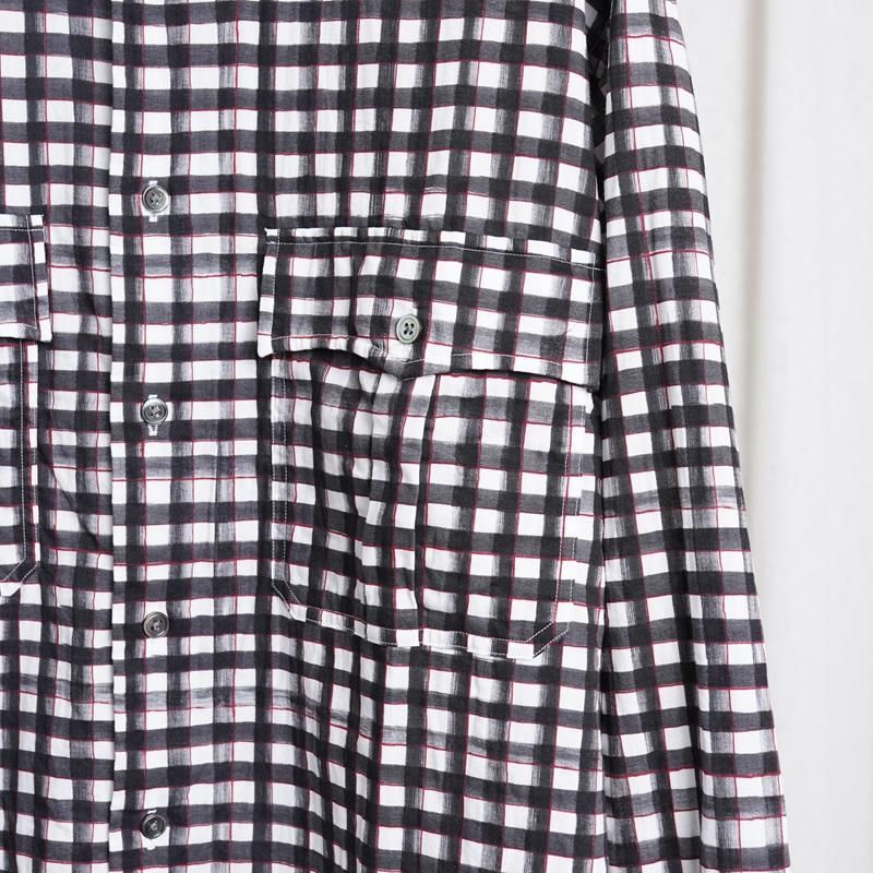  Porter Classic ݡ饷å ROLL UP  GINGHAM SHIRT  / BLACK