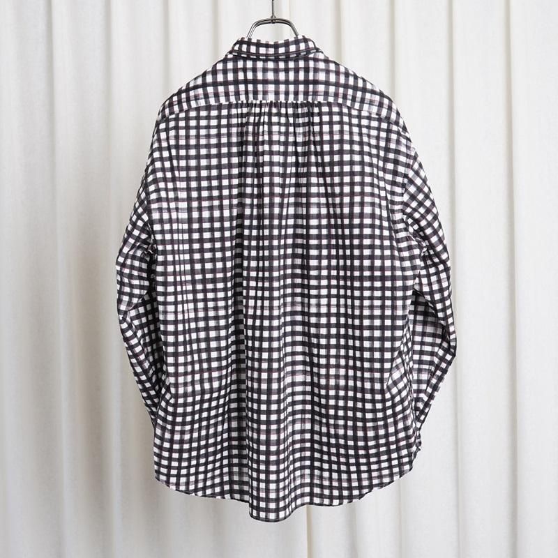  Porter Classic ݡ饷å ROLL UP  GINGHAM SHIRT  / BLACK
