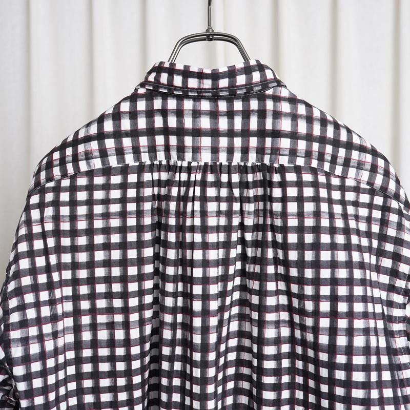  Porter Classic ݡ饷å ROLL UP  GINGHAM SHIRT  / BLACK
