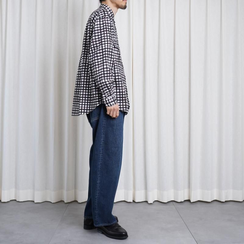  Porter Classic ݡ饷å ROLL UP  GINGHAM SHIRT  / BLACK