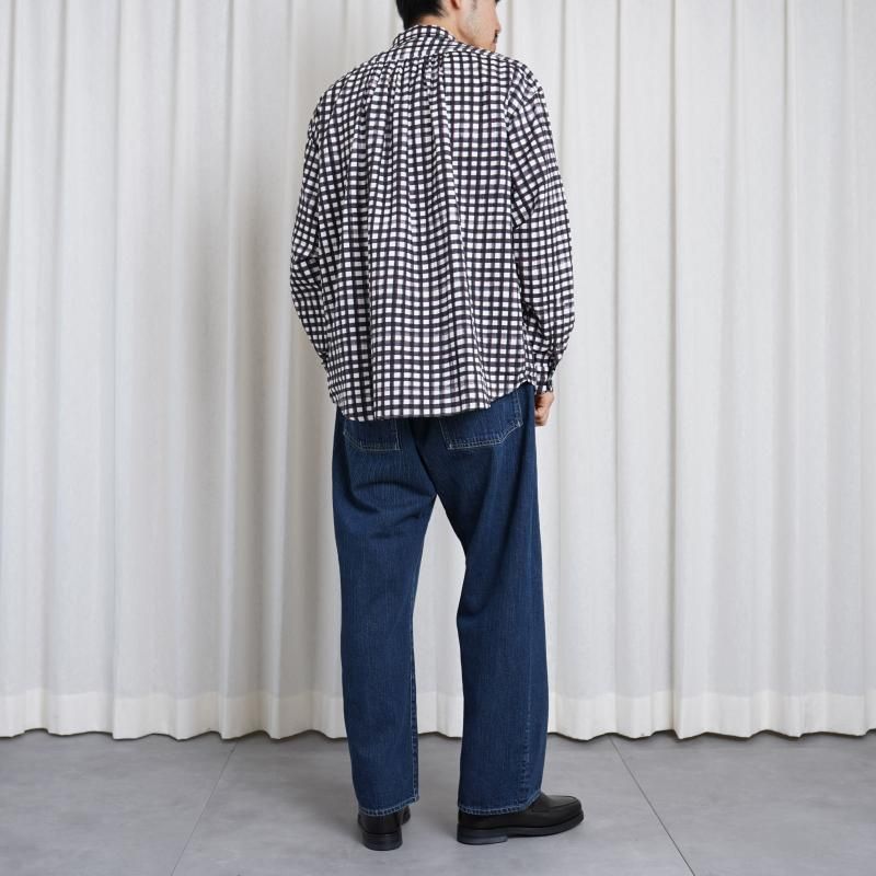  Porter Classic ݡ饷å ROLL UP  GINGHAM SHIRT  / BLACK