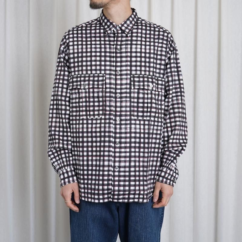  Porter Classic ݡ饷å ROLL UP  GINGHAM SHIRT  / BLACK