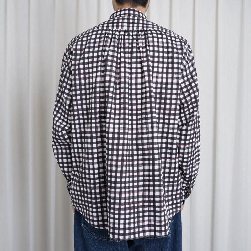  Porter Classic ݡ饷å ROLL UP  GINGHAM SHIRT  / BLACK