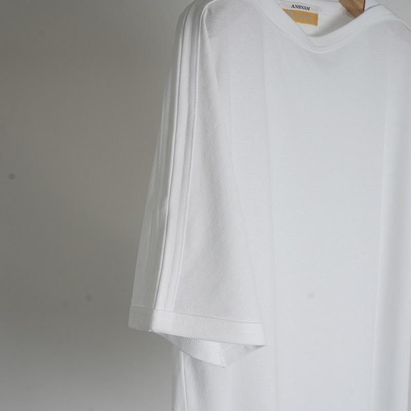 ANSNAM Riverrun 󥹥ʥ  BOAT NECK T-SHIRT / WHITE