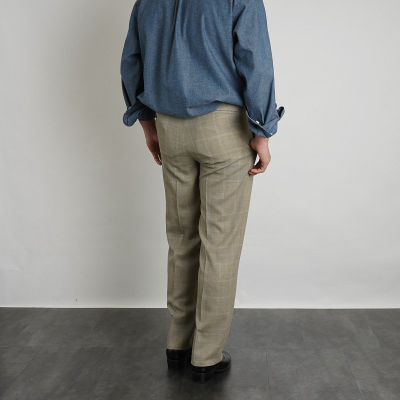 【MAATEE＆SONS マーティーアンドサンズ】 SET UP TROUSERS STRAIGHT LEGG / 杢PANE -Avelia  ONLINE STORE