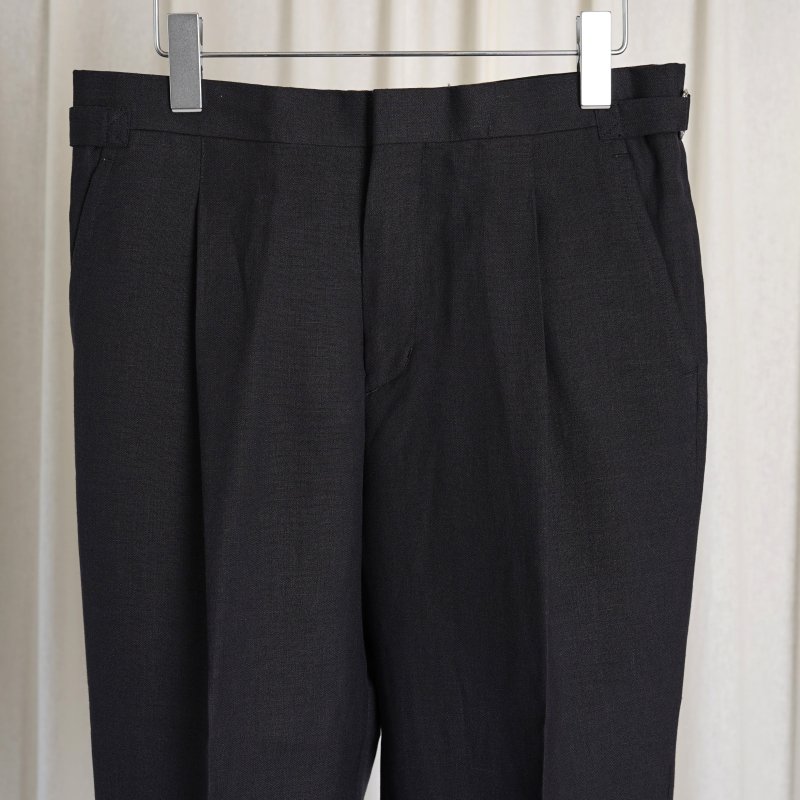 24SSۡFendart ե  ONE TUCK SIDE ADJUSTER / WOOLLINEN BLACK