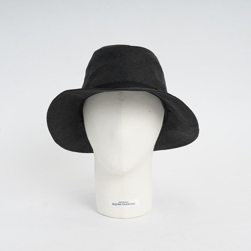 KIJIMA TAKAYUKI ޥ業 PAPER CLOTH SOFT HAT
 / BLACK