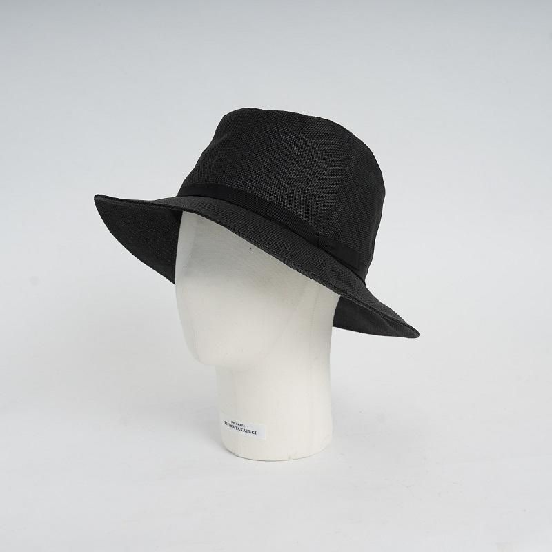 KIJIMA TAKAYUKI ޥ業 PAPER CLOTH SOFT HAT
 / BLACK