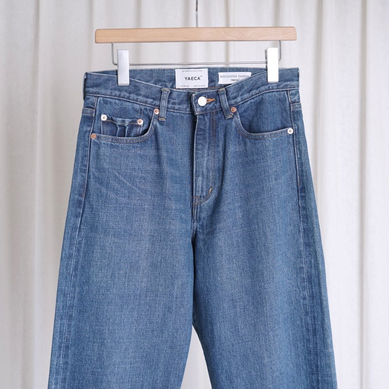 YAECA ヤエカ】 DENIM WIDE STRAIGHT / BLUE - Avelia ONLINE STORE