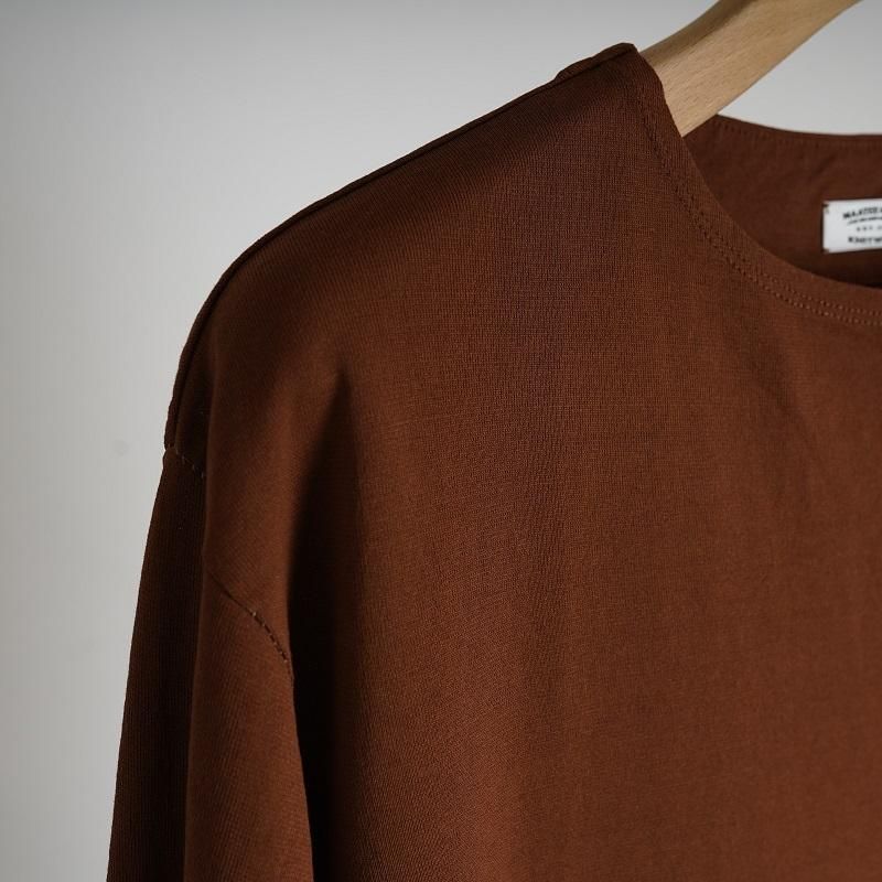 【MAATEE＆SONS マーティーアンドサンズ】 和紙 BOAT S/S TEE / BROWN - Avelia ONLINE STORE