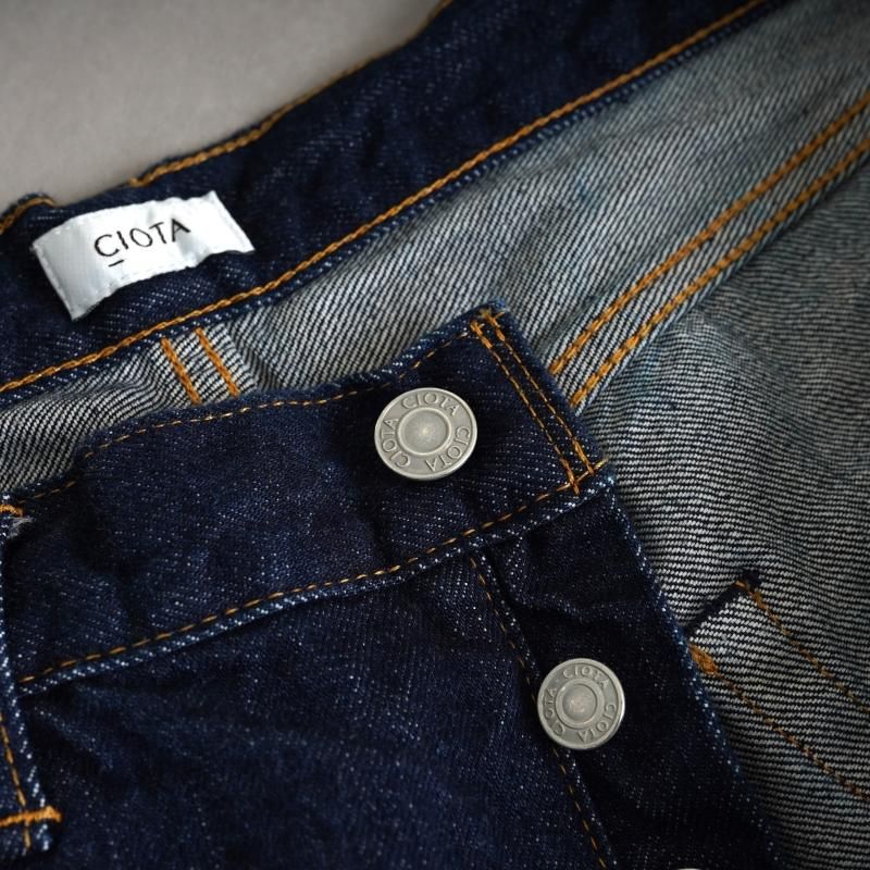 CIOTA シオタ】 本藍 スビンコットン 13,5oz ストレートデニム
