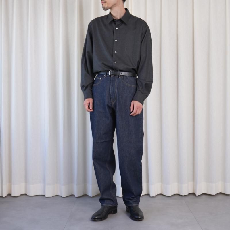 25A/W AURALEE ꡼ HARD TWIST DENIM WIDE PANTS / INDIGO