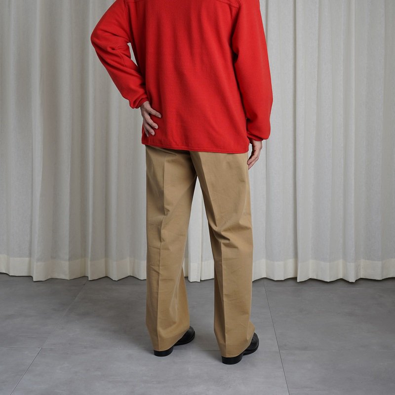 【AURALEE オーラリー】 WASHED HEAVY CHINO SLACKS / LIGHT BROWN -Avelia ONLINE STORE