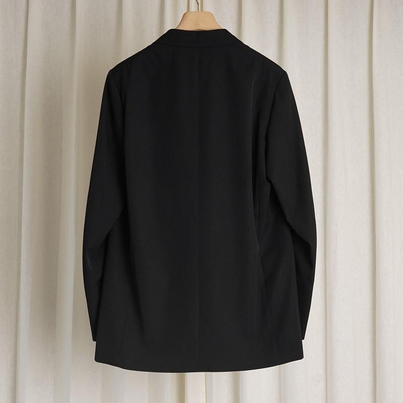 AURALEE オーラリー】 LIGHT WOOL MAX GABARDINE JACKET / TOP BLACK