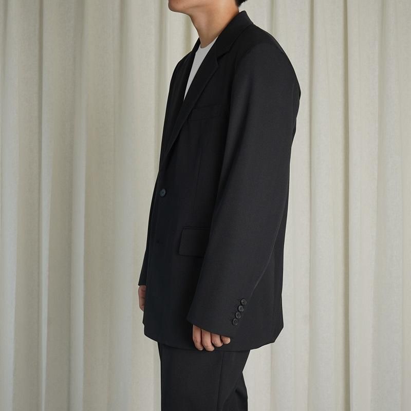 AURALEE オーラリー】 LIGHT WOOL MAX GABARDINE JACKET / TOP BLACK