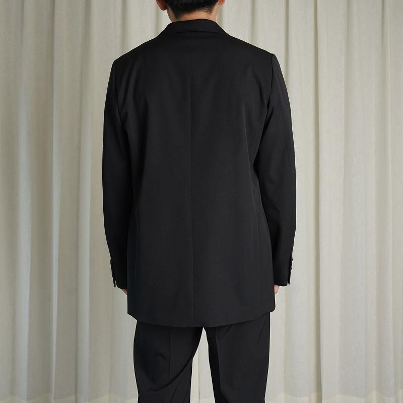 AURALEE オーラリー】 LIGHT WOOL MAX GABARDINE JACKET / TOP BLACK